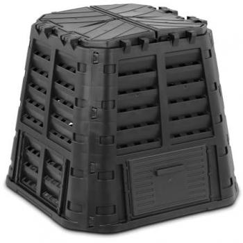 Silla de Tractor Hillvert - 38.5 x 29 cm - Suspensión 60 mm - Ajustable HT-RUNDLE-33; Compostadora de Jardín Hillvert - Capacidad 480 L, Anclaje 11 cm