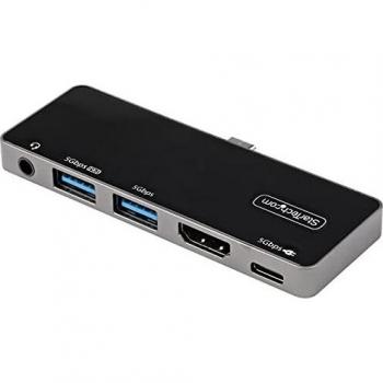 StarTech.com USB-C Mini Dock with 4K HDMI, 100W Power Delivery, and 3-Port USB Hub