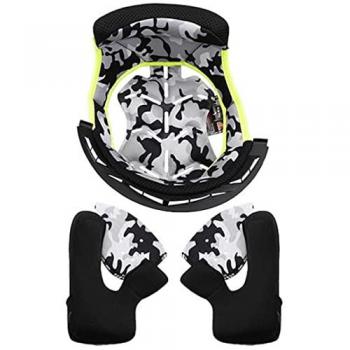 Forro interior y almohadillas para mejillas LS2 MX437 EVO Negro (3XL)