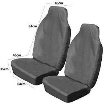 Grey Easy Fit Car Seat Covers Protector Workmen Builder Van Mpv Jeep Caravan