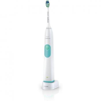 Philips Sonicare 2 Series Plaque Control HX6232/02 Cepillo Dental Eléctrico Sónico para Adulto con Base de Carga, Colores Azul y Verde