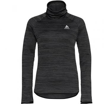 Odlo Sudadera Técnica de Manga Larga para Correr Easy Warm Mujer Negro XL