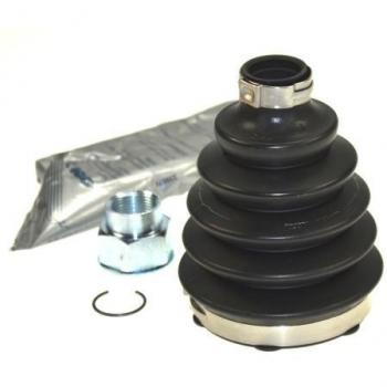 LÖBRO Juego de fuelles para juntas homocinéticas CV-joint boot 304614, incluye dos fuelles de alta resistencia, abrazaderas metálicas y es compatible con vehículos específicos