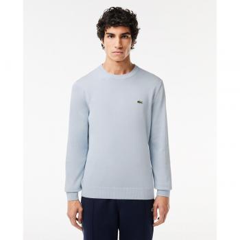 Suéter de Algodón Ligero Azul para Hombre Lacoste - Talla Regular/42