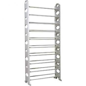 Songmics LSR101 - Zapatero de 10 alturas para aprox. 40 pares - 72 x 20 x 159 cm - Color blanco