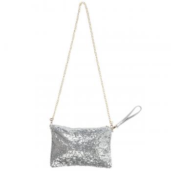 OULII Moda brillo bolsa bolso fiesta embrague bolso de noche para las mujeres