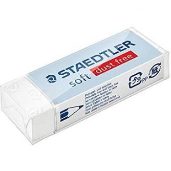 Staedtler Soft 526 S20. Gomas de borrar de color blanco. 1 goma de borrar suave.