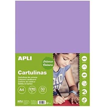 APLI 14244 - Cartulina violeta A4 170 g 50 hojas