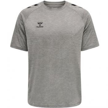 Camiseta Hummel Core Poliéster Gris para Hombre