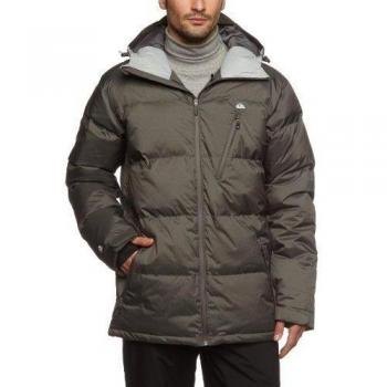 Quiksilver Snowboard Jacke Polar Pillow - Chaqueta, color gris oscuro, talla S