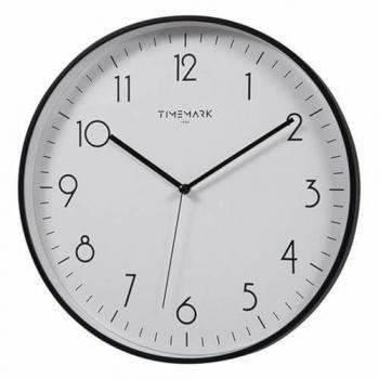 Reloj de Pared Timemark Negro (30 x 30 cm)