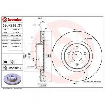 Brembo 09.n265.21 de freno