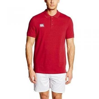 Canterbury Waimak Polo para Hombre, Hombre, Color Rojo, tamaño Large