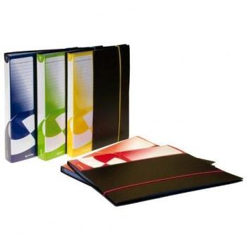 Carpeta con fundas Grafoplas PP rigido poliuro negro 80 fundas
