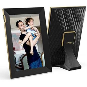 Nixplay 10.1 Inch Touch Screen Digital Picture Frame, Share Video Clips and Photos Instantly via E-Mail or App