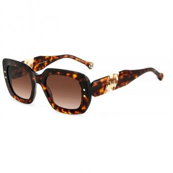 Carolina Herrera Stylish Sunglasses in Havana White/Brown, Brown female, Size: 52 MM