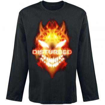 Disturbed Fire Inside Manga Larga Negro XL