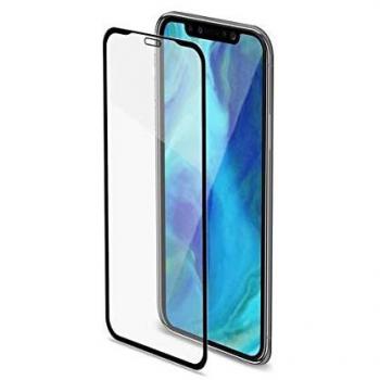 Celly Full Glass 999 - Protector Total para Apple iPhone XS MAX, Color Negro