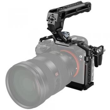 SmallRig Portable Camera Cage Kit for Sony Alpha 7 III / A7R III with Top Handle and HDMI Cable