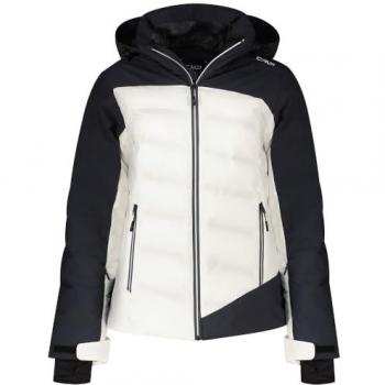 CMP Women's White High-Loft Ski Jacket, Size XS