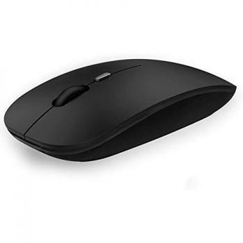 Coener T9 Ratón Inalámbrico Delgado,Portatil Silencioso Ratón con Receptor Nano,1600 dpi Mango Ergonómico Wireless Mouse para Macbook, PC, Ordenador Portáti