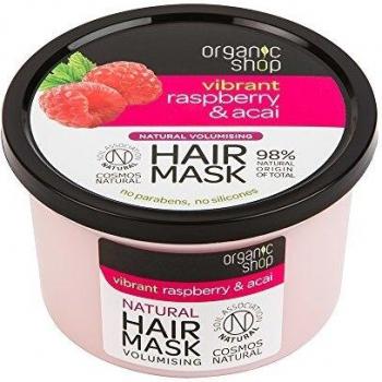 Organic Shop Nourishing Hair Mask with Raspberry & Acai - Volumizing 250 ml