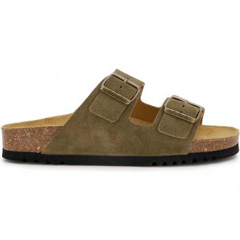 Scholl Josephine Women's Mules Sandals in Khaki, Size 40