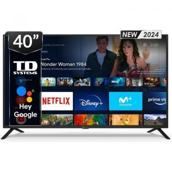 TD Systems PRIME40C15GLE 40 Full HD Smart LED TV con Hey Google Assistant y Control por Voz Android 11