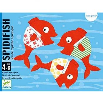 DJECO- Juegos de cartasJuegos de cartasDJECOCartas Spidifish, Multicolor