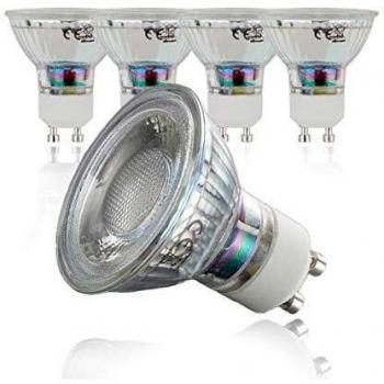 B.K.Licht - 5 x 5W Bombillas LED GU10, Ángulo de haz 36°, Luz Blanco Cálido 3000K 400lm