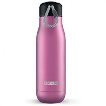 Botella Térmica Zoku de 530 ml en Acero Inoxidable Doble Pared, Color Púrpura