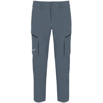 Pantalones Salewa Puez Durastretch Cargo Azul, pantalón largo, material Durastretch, color azul ultramar, talla XL