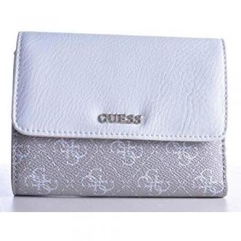 Guess Cartera Privacy Slg Medium Zip Around Blanco