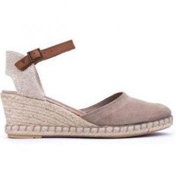 Alpargatas Verbenas Malena Taupe para mujer, cómodas y elegantes