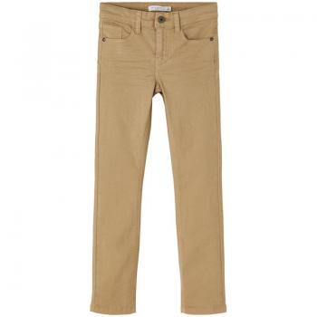 Pantalón de niño azul stretch - Name It Pantalones Theo Twitop Marrón Niño