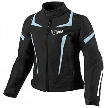 JET Chaqueta Moto Mujer Textil Impermeable con Armadura