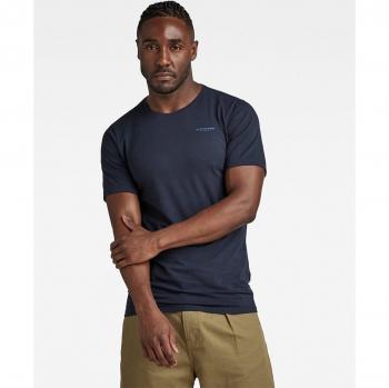 Camiseta de Algodón Ecológico G-Star Raw de Manga Corta y Corte Ajustado