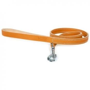 Correa para perro de cuero natural doble 100cm x 20mm Martin Sellier