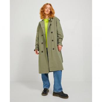 Jack & Jones Women's Long Belted Trench Coat