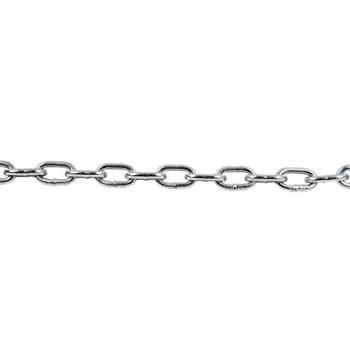 Cadena Cincada de Acero Zincado de 6 mm en Bobina de 32 m con Eslabón Corto