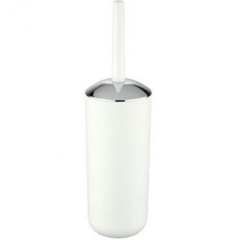WENKO 21205100 Escobillero WC Brasil blanco - a prueba de rotura, Elastómero termoplástico
