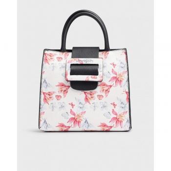 Bolso de mano Wonders Mona WB-472210 | Blanco | Estampado Floral