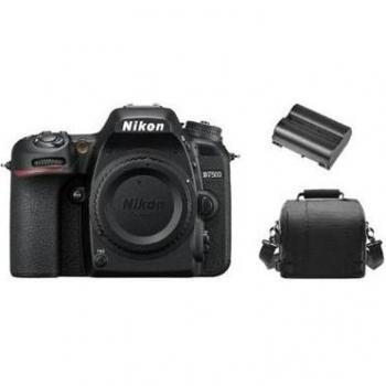 Cámara Digital Réflex Nikon D7500 Cuerpo + Bolsa + Batería EN-EL15A