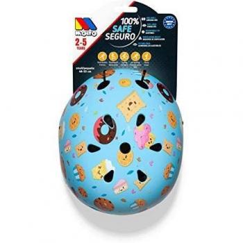 M MOLTO Casco Infantil para niños Turquesa Biscuit