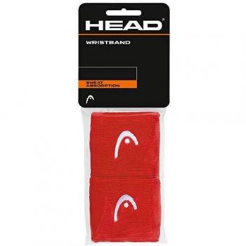 Head 2,5 Schweißband Banda para el Sudor, Unisex Adulto, Rojo, Talla única