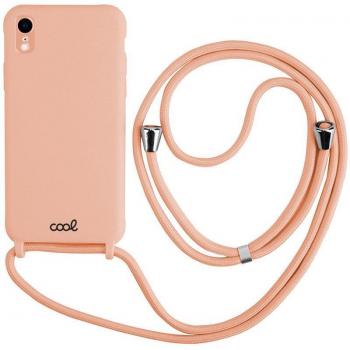 Funda con Cordón Rosa para iPhone XR