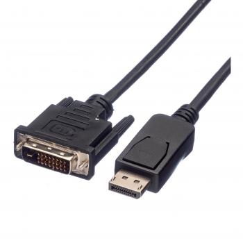 Cable DisplayPort a DVI 24+1, 2 m, 2K 60Hz, LSOH