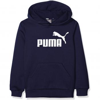 Puma ESS Logo Hoody FL B Sudadera, Niños, Azul