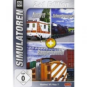Simulator Bundel: Notarzt, Schwertransport, Rangier Sim 2+1 Orange [Importación Alemana]
