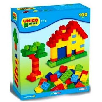 Smoby Androni - Contrucción Unico Plus, 100 Piezas de 21 x 23 cm